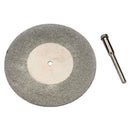 10X 60mm Diamond Coated Cutting Cut Off Disc Blade Wheel & For Rotary Tools Kit