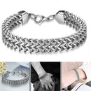Stainless Steel Cuban Curb Link Chain Bracelet Men Women Hip Hop Jewelry M&E