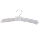 5x Clothes Hangers Satin Padded Luxury Soft Coat HangerFT