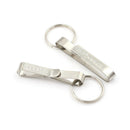Stainless Steel Compact Quick Release Keychain Belt Clip Key Ring Holder Z