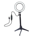 Dimmable LED Selfie Ring Light for Live Stream 4.7 with Stand