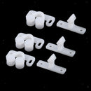 3pcs ABS Plastic Double Ball Cabinet Cupboard Display Door Roller Latch Catch