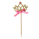 Baby 1st Birthday Cake Decor Set 10XCrown Cupcake Topper+ONE Cake Banner