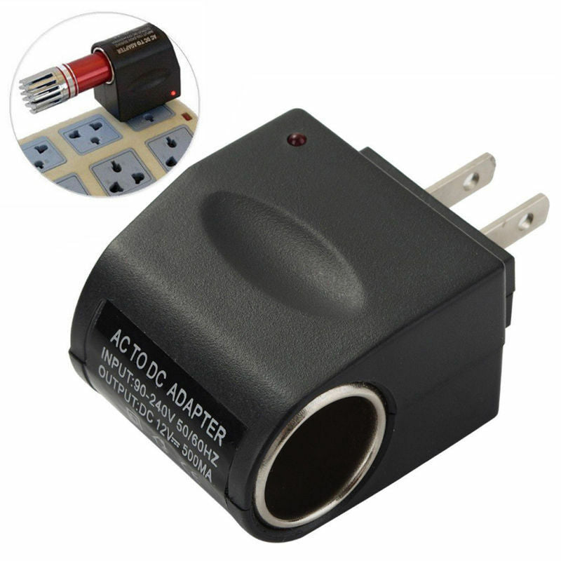 110V-220V AC Wall US Plug to 12V DC Car Charger Power Socket Converter Adapter