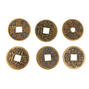 6 Units Ching Coin Brass Fortune Coin Suitable For Collection