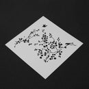 Flowers Bloom Print Coffee Cake Stencil Buttercream Spray Mold Decor Tool