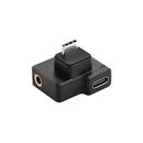 Type-C USB-C 3.5mm Mic Microphone Audio Adapter For DJI OSMO Action Accessories