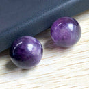 USA!Amethyst Quartz Sphere Big Pretty Crystal Ball Healing Purple Natural Stone