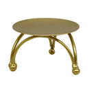 2pcs Iron Plate Candle Holder Decorative Pillar Candle Plate Pedestal Stand