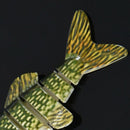 5 inch/ 12, 5cm 20g alive realistic  fishing lure multi articulated 8-segemeU7S6