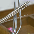 11 pcs/1set 32" 80cm Stainless Steel Circular Knitting Needles 11 Sizes Hot