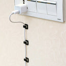 18 Pc line Cord Wire Line Organizer Clips Fixer Fastener Tidy Holder Desk W