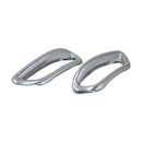1 Pair Car Chrome Rear Fog Light Cover Trim For