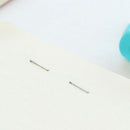1Pack 12mm Creative Colorful Stainless Steel Staples Office Binding SupJC3C