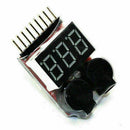 RC Lipo Battery Low Voltage Alarm 1S-8S Buzzer Indicator Checker Tester Sup H2Z7