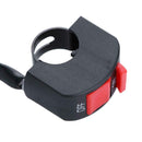 1pc Universal Motorcycle Handlebar ON-OFF Button LED Headlight Switch A
