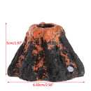 Aquarium Volcano Shape Air Bubble Ornament Stone Fish Tank Oxygen Pump Air Pump