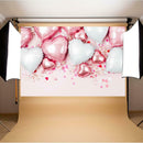 Valentine Photography Background Cloth Heart Balloon Print Photo Backdrops A