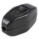 5X(Black Bedroom On Off Button In Line Switch 6A/250VAC 10A/125VAC Z4N1)