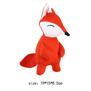 Plush Squeaky Dog Molar Bite Chew Toys Cute Animal Puppy Soft Playing (Red)