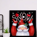 Diamond Painting Snowman Santa Full Round Wall Picture DIY Set (yc4187)