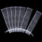 100 Pack Folding Hand Fan Pouch Drawstring Organza Bags Folding Fan Pocket  P7L7