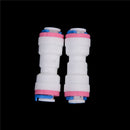 2PCS 1/4" - 1/4" OD Tube PE Pipe Straight Non-return Valve Quick ConnectorTME