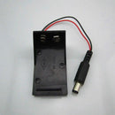 2PCS New 9V Battery Holder Box Case Wire Plug 5.5*2.1mm for Arduino Hn