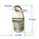 1PCS Stainless Boat Bimini Top Inside Eye End Rounded Hardware