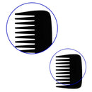 5Pcs Pocket Plastic Comb Super Wide Tooth Combs No Static Beard Comb Small  Q7T2