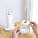 Vertical Roll Holder Paper Napkin Shelf Desktop Punch Paper Towel Storage H Y4V6