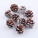Wholesale Natural 1 Pack of 9 Pine Cones Baubles Xmas Tree Decorations  3C