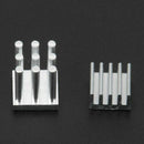 20 pcs Radiator Cooling Block Heatsink 10x10x12.5mm Square ICK S Heat sinks