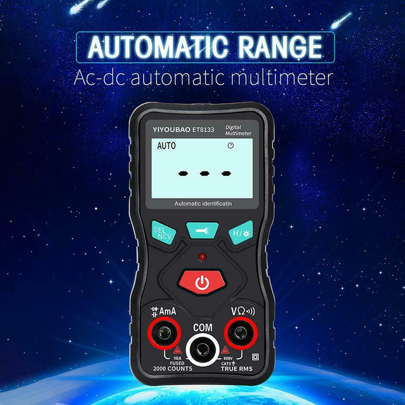 Electrical Auto Range True RMS LCD Digital Multimeter Ohmmeter Multi OHM Tester