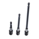 3Pcs/Set Magnetic Screwdriver Extension Bit Quick Release 1/4 Hex Shank Too