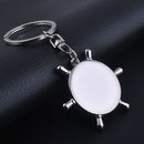 Unisex Fashion Compass Metal Car Keyring Keychain Key Chain Ring Keyfob Gift Gw