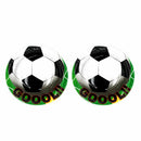 10pcs / lot football party plates football dishes kids birthday party baby