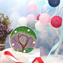 DIY Tree Diamond Painting Light Special Full Drill LED Night Lamp (Green)