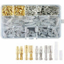 240Pcs Male and Female Terminals Wire Connector Block with Insulating Sleev H5M6