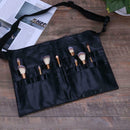 Makeup-brush Bag Black Apron Belt Professional PVC Makeup Tool Case Bag