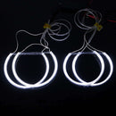 4x Ccfl Angel Eye Halo Led Ring Light White Non-Projector for Bmw E46 3 Ser G5T9
