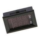 Red-Blue LCD Display Digital Voltmeter Gauge Ammeter 30A 30V Meter Monitor Panel