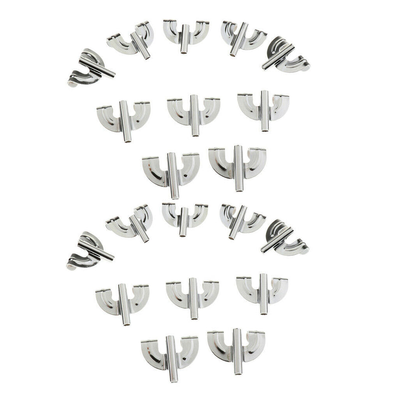 Set of 20 Bass Drum Claw Hook Replacement Parts for Drum Set Kit