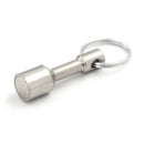 Super strong metal neodymium magnet keychain split ring pocket keyring holder LJ