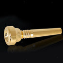Trumpet Mouthpiece Replacement 17C Size Golden Plated Rich Tone Musician