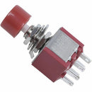 2 Pcs AC 250V 2A 120V 5A DPDT 2NO 2NC Momentary Push Button Switch J8O2