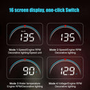 3.5inch Universal Car Head Up Display Hud Obd Ii Obd2 Mph/ Km/H Speeding Wa