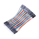 3X 40pcs 10cm Male To Female Dupont Wire Jumper Cable for Arduino Breadboar Z4Q1