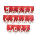 Christmas New Year Theme Party Santa Claus Flag Holiday DecorationsSEAU