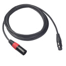 For Microphone Camera XLR 5 Pin Female to XLR 3 Pins Male Plug Cord Wire Black